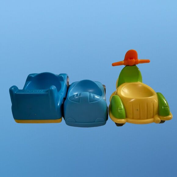 Set of Weeble Wabbles Figures & Cars Santa Elephant Penguin Puppy Chick Scooter - Picture 5 of 11